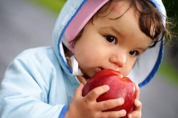 Eating unwashed fruits as a cause of parasitic infection