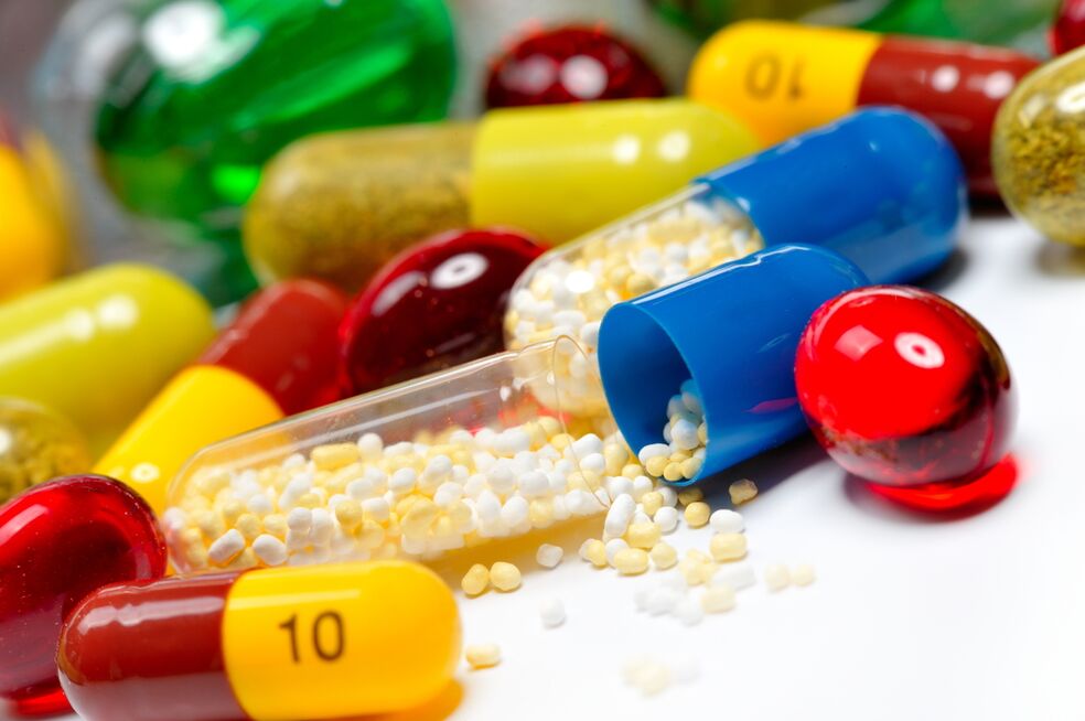 capsule against parasites in the body