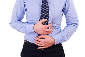 abdominal pain in a man is a reason to think of the presence of parasites in the body